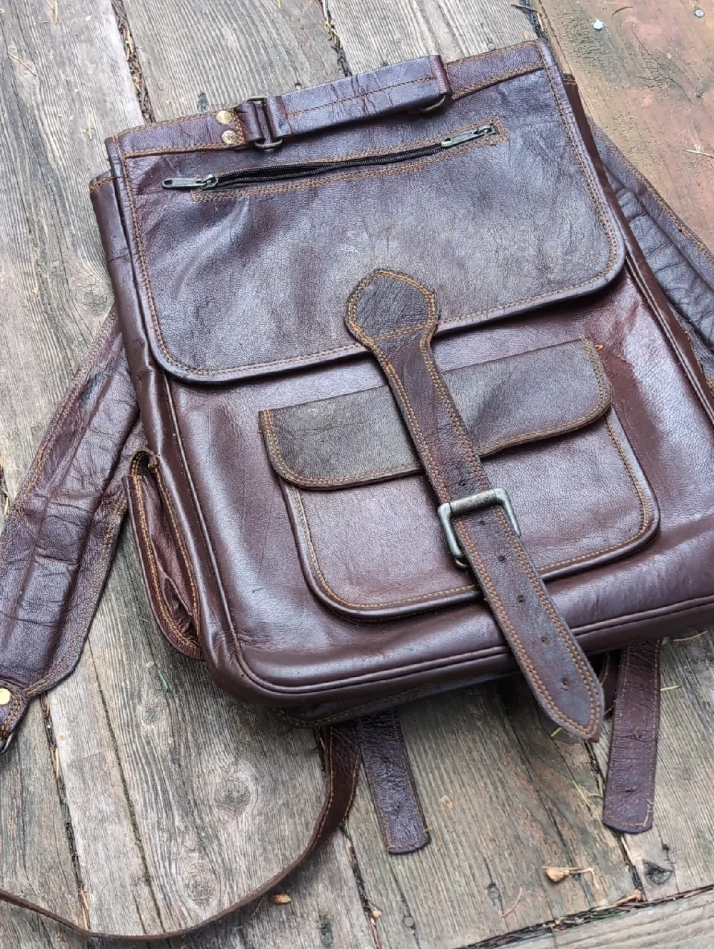 Vintage classic leather